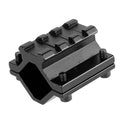 Single-sided Butterfly Clamp 20-28mm Tube 21mm Guide Rail Conversion Fixture Flashlight Clip Aluminum Alloy 6x MOLLE Quick