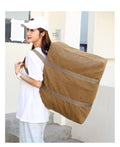 Wholesale Durable Foldable Large XXL Canvas Duffel Luggage Bag with Polyester Lining for Travel Storage Clothes Quilt & Bedding