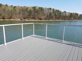 Reilbu Fast Delivery Time Easy to Maintenance Silver Stainless Steel Balustrade for Stair Deck