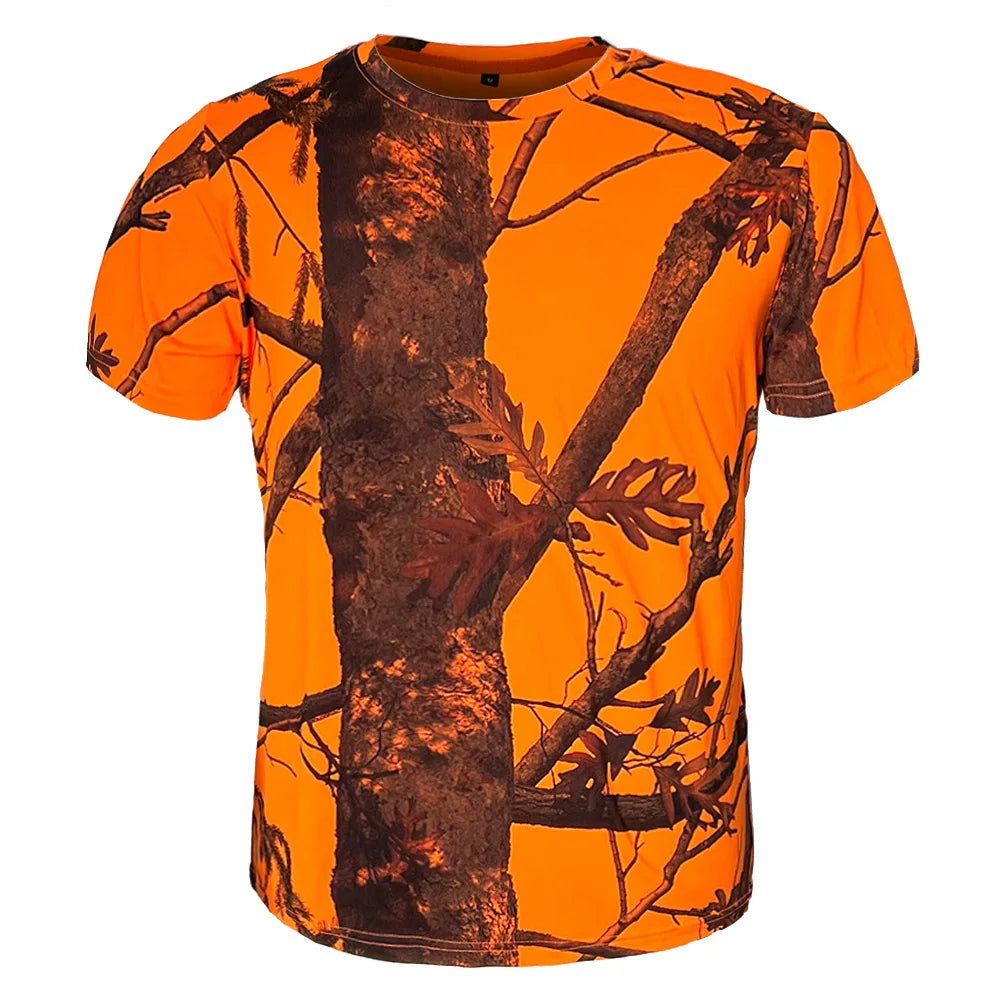 3D Boar Deer Smocked Polo Fleece Solid Custom Women Ladies Blaze Orange Camouflage Camo Fishing Hunter Hunting T Shirts for Men