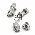 304 Stainless Steel Wire Rope Clips Single/Double Grips Cable Clamps M2 M3 M4 M5 M6 M10 for Steel Wires