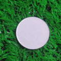 Cheap 25mm Gold Silver Metal White Enamel Blank Golf Ball Markers for UV Printing