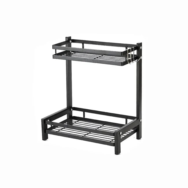 2-Tier Spice Organizer Oven Stand Shelf for Kitchen Bathroom Storage