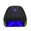72W Wireless Rechargeable Nail Lamp Black Single Led Nail Light Direct Dryer Equipment with 4 Manicure Art Nail