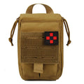 China Factory Price Tactical Molle First Aid Kit Pouch with Zipper Closure Nylon Webbing Outdoor Use