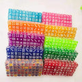 D6 Acrylic Polyhedral Dice Set with Square Corners Dots Multicolor Toys & Accessories Customizable Game Dice for DND Games