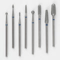 2.35mm Diamond Nail Drill Bit 3/32 Burr Bits for Acrylic and Gel Nail Removal Callus Manicure Pedicure Drill Bits