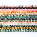 Wholesale 5*8mm Natural Stone Rondelle Beads Gemstone Abacus Disc Beads for Jewelry Making Bracelet Necklace DIY Accessories