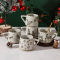 Japanese 300ML Hand-painted Ceramic Drip Mug Vintage Breakfast Milk Tea Cup Reusable Coffee Mug With Handle Home Restaurant Use