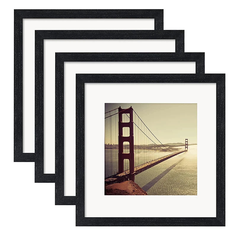 Wholesale Fashionable Eco-Friendly Solid Oak A4 Wooden Photo Frame with Multicolor Digital Printing for Wall/Tabletop Use