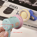 Hot Selling Mini Recording Speaker Keychain Vintage Plastic Handheld Player Backpack Pendant New Children's Toy Accessories