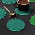 Mandala Silicone Coaster Mold Round Large Geode Resin Tray Mold
