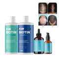 Hair Growth Shampoo OEM Customized Logo Natural Anti- Hair Loss Thickening Biotin Hair Shampoo Set for Daily Care