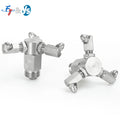 Stainless Steel 360 1/2" Rotating NozzleHigh Pressure Tank Cleaning Nozzle  Flushing Dust Removal Washing Machine Spray Nozzle
