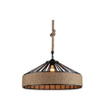 Industrial Hemp Rope E27 Pendant Lamp Nordic Retro Antique Loft Country Kitchen Bar Restaurant Decoration Creative Hanging Lamp