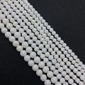 Nature Shell Bead Strand Round Shape Carved Ball Loose Strand for Jewelry Making