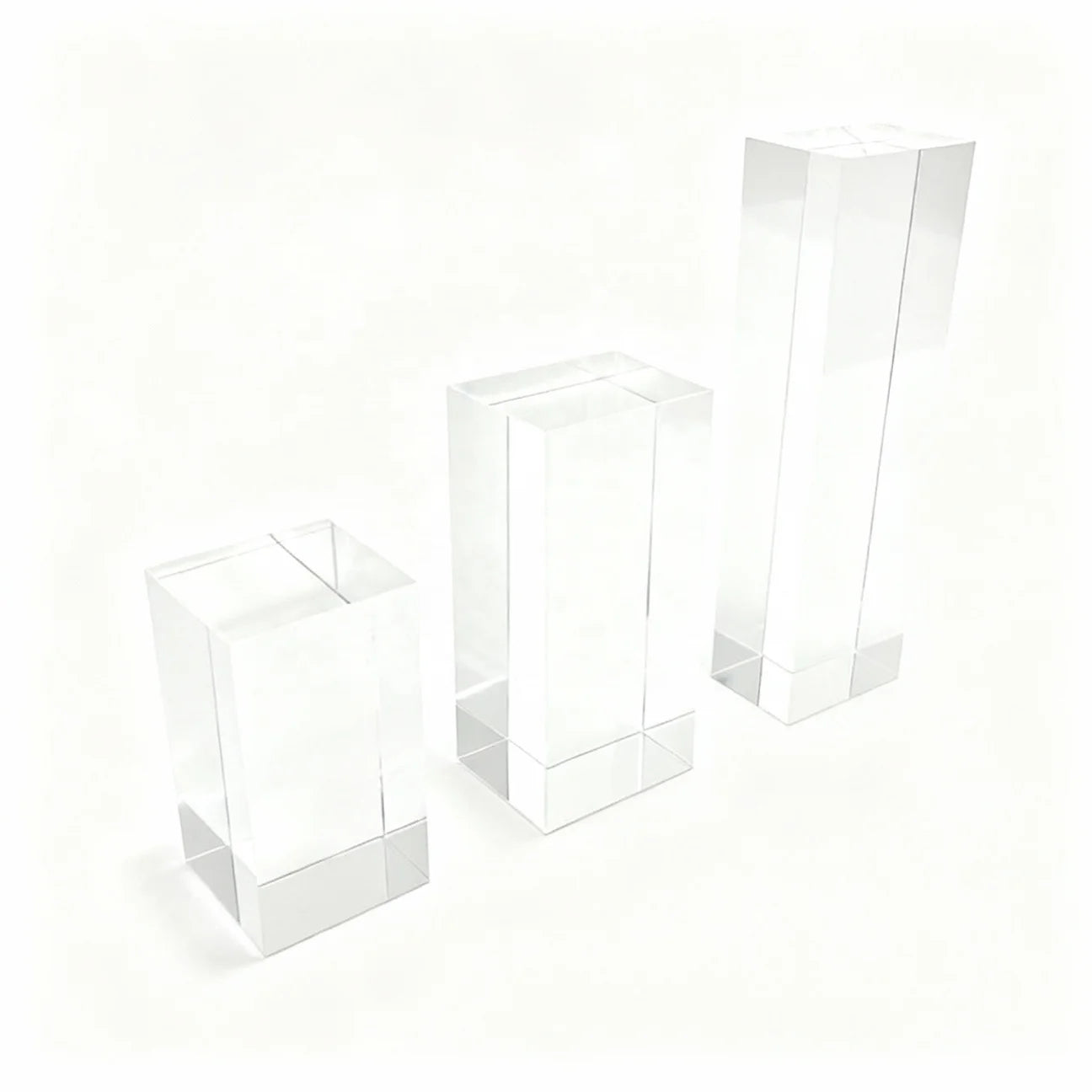 Personalized 3D Laser Engraved Animal Print Polished Rectangle Crystal Glass Block & K9 Crystal Cube-Fashion Trend Souvenir Gift