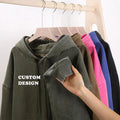 Custom Print Logo French Terry Heavyweight Cotton Distressed Streetwear Oversized Vintage Unisex Men Stone Acid Wash Hoodies