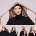 BESTEELA Summer Shawls Luxury Cotton New Jersey Hijab Headscarf Solid Colors Plain Style for Women Wholesale Scarf