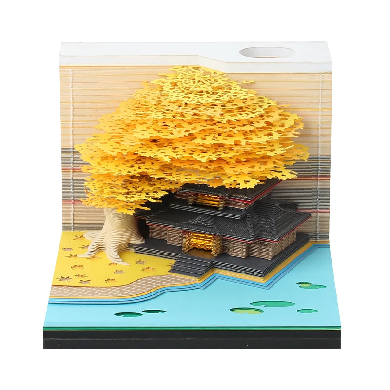 2026 New Tree Shape Supplies 3D Memo Pads Note Pads With Logo Custom  Business Gifts Gift Set