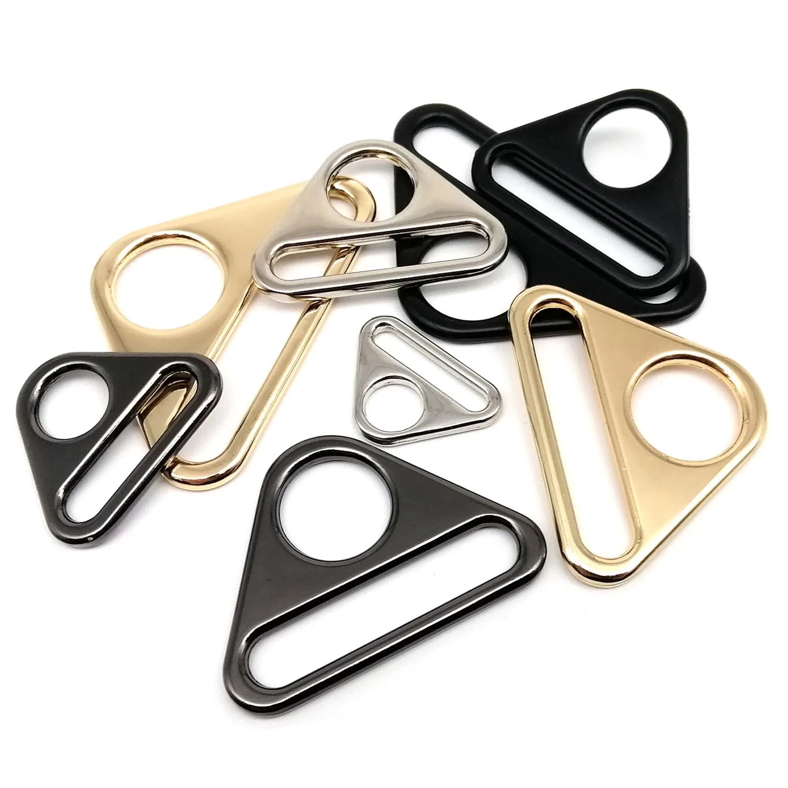 20/25/32/38/50MM Metal Buckle Bag Strap Ring Buckles Adjuster Clasps Bikini Bra Anti-skid Hook DIY Hardware Accessories