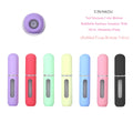 Empty Refillable Perfume Bottle 5ml Travel Mini Spray Atomizer Macarons Color Aluminium Shell with Window