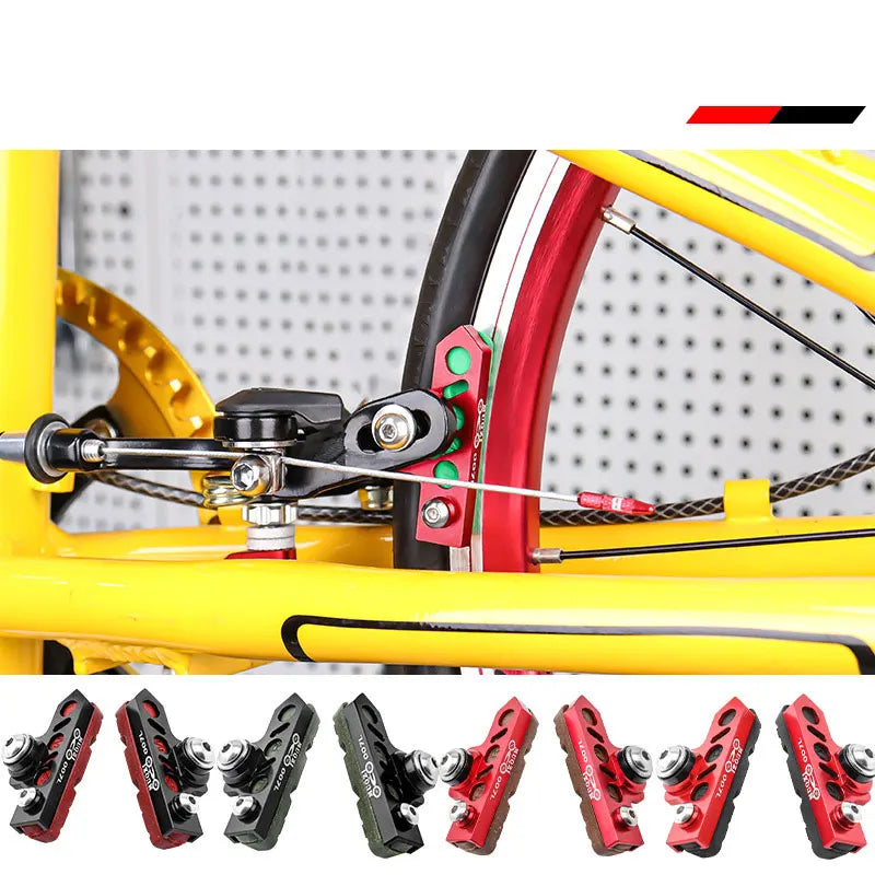 MUQZI Road Bike Brake Shoes Pads Folding Bicycle C-brake Caliper Braking Shoes Holder Extender for Aluminum Alloy & Carbon Wheel