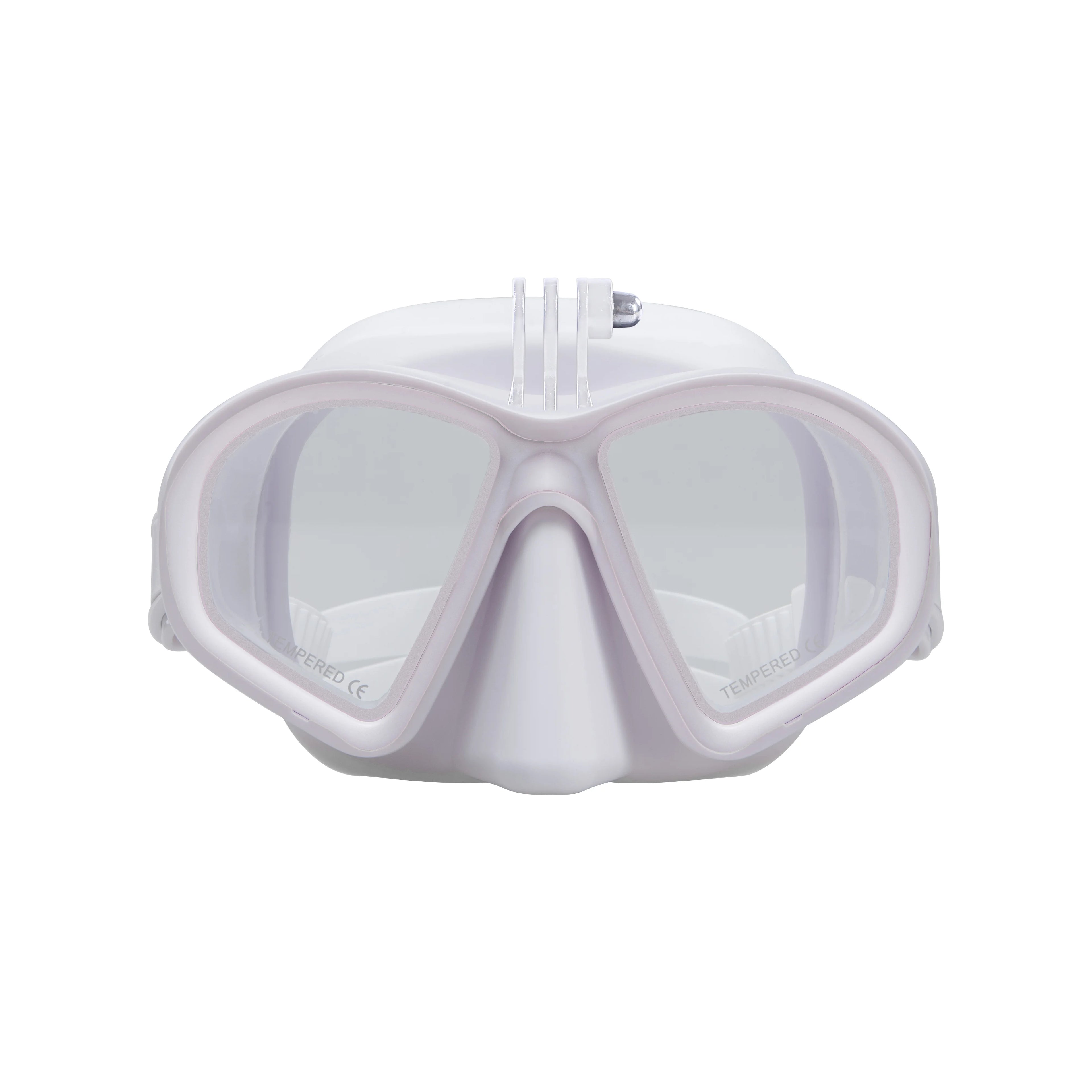 Low Volume Soft Nose Silicone Spearfishing Mask Diving Silicone Mask with gopro Mount