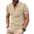 Wholesale Fashion Gym Breathable Short Sleeve Polo T-shirt Summer Clothes V-neck Shirt for Men