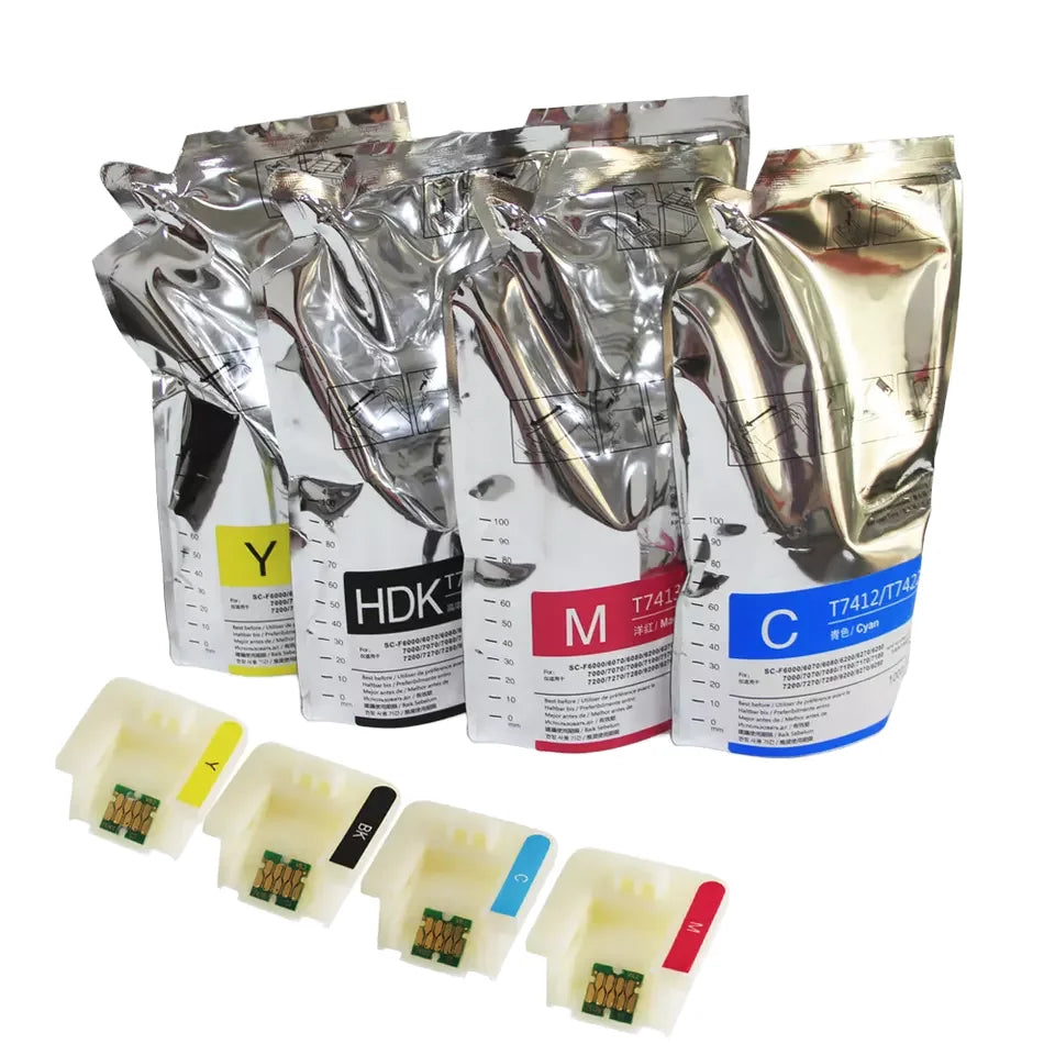 Factory Direct Selling 1000ml Sublimation Ink Bag for Ep F6000 F6070 Series Printer