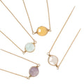 Wholesale New Design Trendy Gemstone Fashion Women Jewelry Necklaces Stainless Steel Necklace