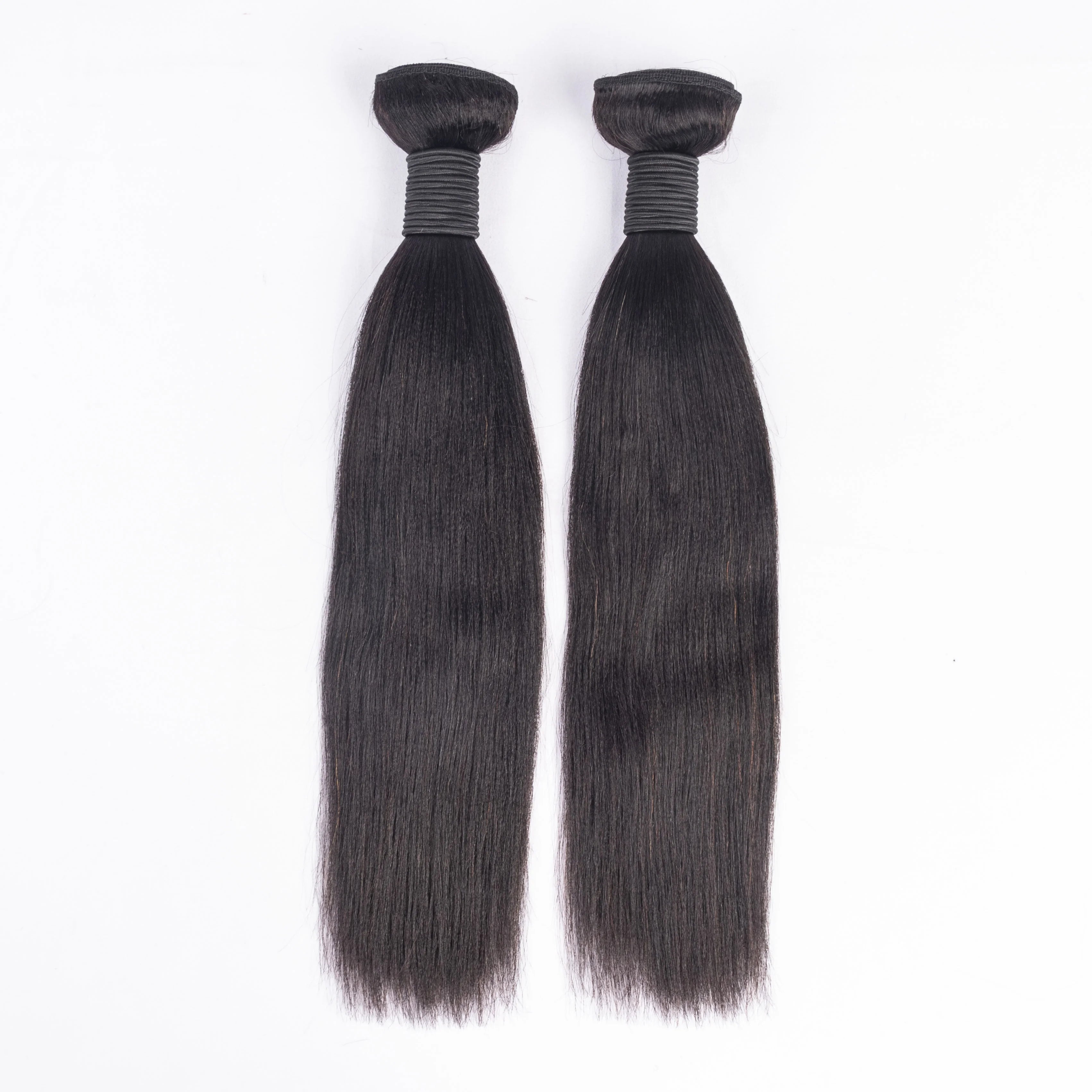 Wholesale Brazilian Yaki Straight Human Hair Weft 100g 12A Brazilian Virgin Hair Extensions for Weaving