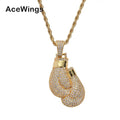 CN071 Hip Hop  Pendant Copper Micro Pave With CZ Stones Necklace Jewelry for Men and Women