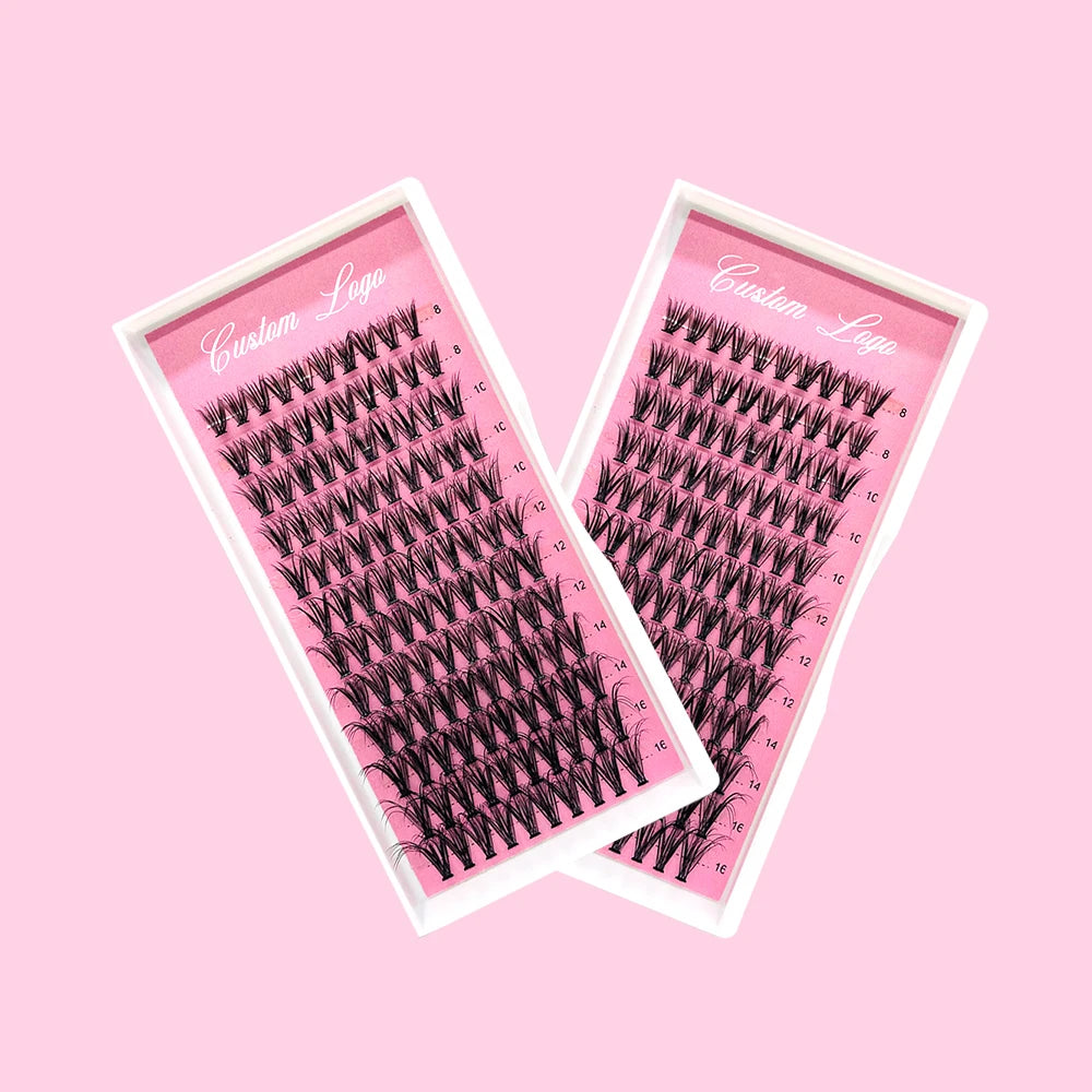 Lash Cluster Supplies DIY Cluster Eyelashes 8mm-18mm CC Curl Lash Clusters