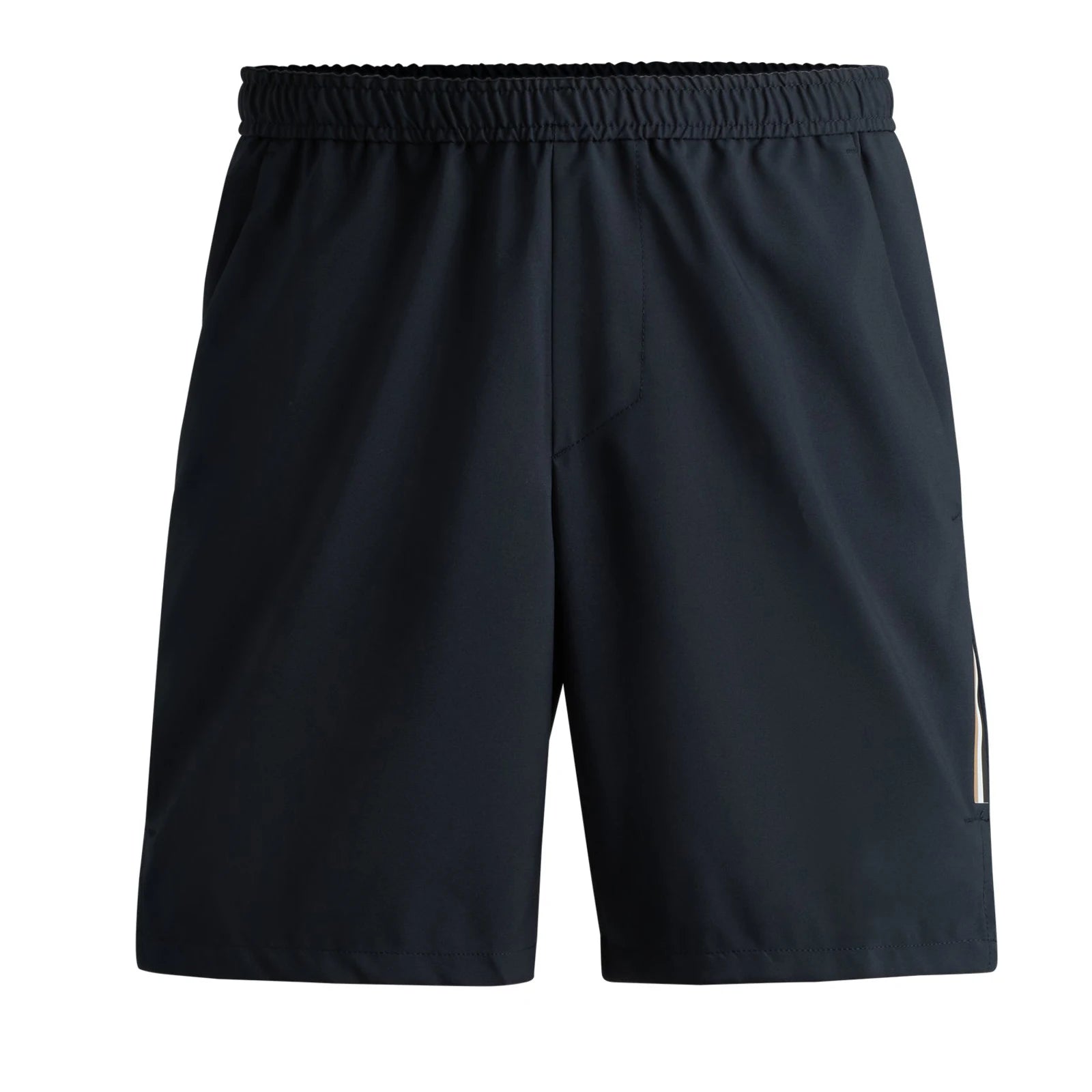 Men's 100% Polyester Solid Sporty Water Quick Drying Elastic Waistband Loose Fit Tennis Shorts