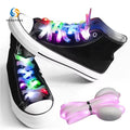 Wholesale Brand Reflective LED Multicolored Shoe Laces 8mm Width Fancy Light-Up Custom Color Option Adds Fancy Touch