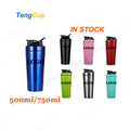 TY 500ml 750ml 304 Stainless Steel Vacuum Flask Gym Shaker 6-12 Hours Thermal Insulation Minimalist Design Brand New Stock