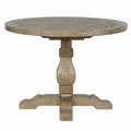 Classic Hard Solid Wood Table Creative Farmhouse Round Table Coffee Rustic Dining Table