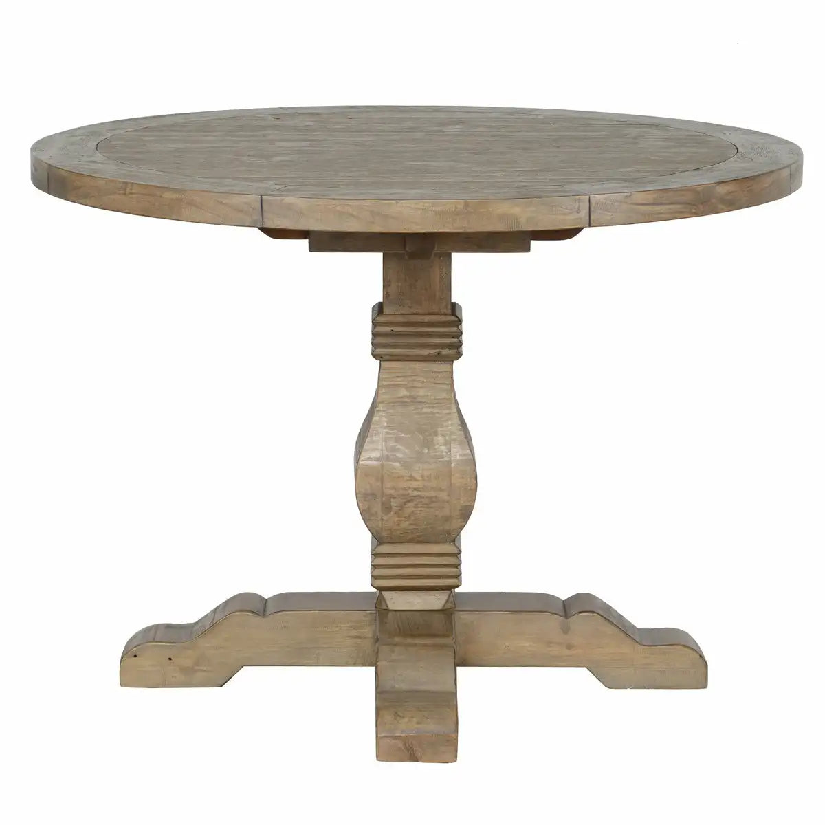 Classic Hard Solid Wood Table Creative Farmhouse Round Table Coffee Rustic Dining Table