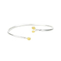 S925 Sterling Silver Open Branch Bracelet Elegant and Fresh Art Leaf Mori Temperament Female Student