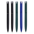 Custom Brand Novelty Multi-Functional Metal Ballpoint Pen Soft Touch Rubber Finish 0.7mm Promotional Custom Logo Black/Blue Ink