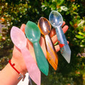 Wholesale Multi-material Natural Crystal Spoons Suitable for Home Use