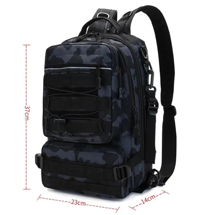 Outdoor Oxford Cloth Multi Function Road Subpackage Large Capacity Colorful Fishing Lure Bag