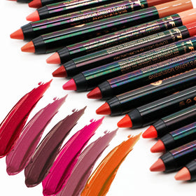 Hot Selling Pink Vegan Lip Liner Pencil 15 Colors Velvet Matte Long Lasting Matt Crayon Lipstick
