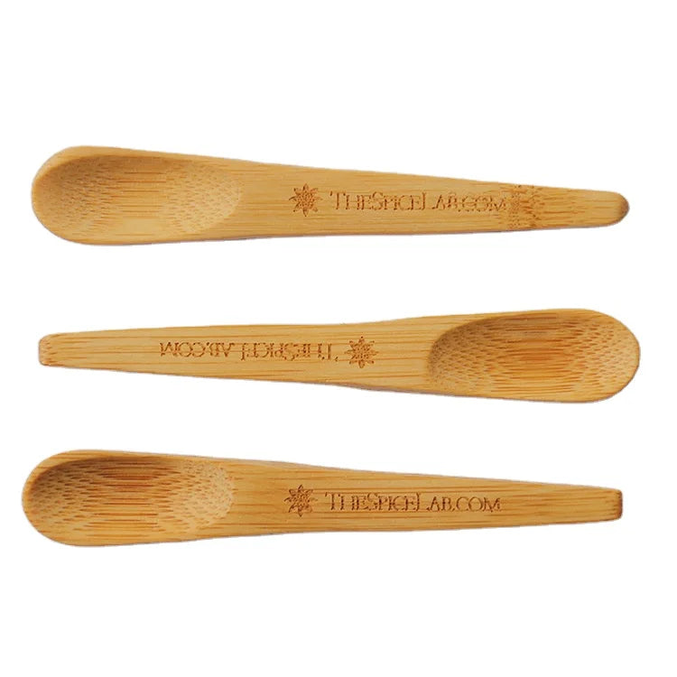 Eco Kitchenware Spoons Tableware Bath Salt Spoon Small Spice Natural Bamboo Spoons Sugar Tea Coffee Honey Stirring Scoop