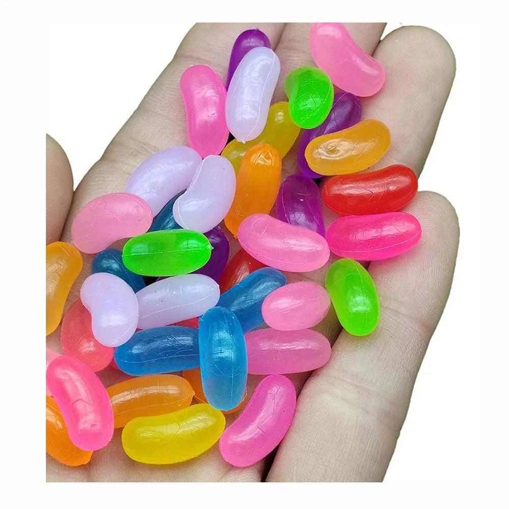 Mixed Color Resin Flat Back Cabochon Kawaii DIY Resin Craft Decoration Artificial Jelly Bean Embellishment MegaBDM