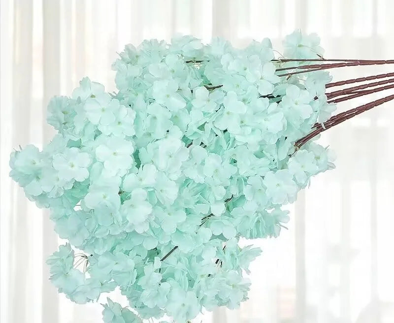Bulk Silk Cherry Blossom Branches Passion Artificial Flowers Competitive Price for Home Wedding Decoration