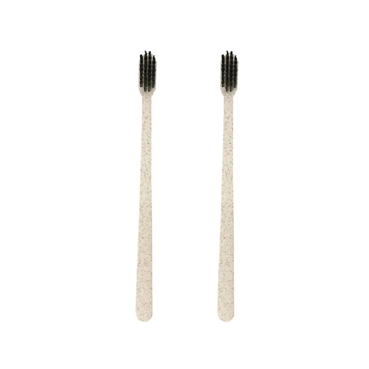 Oral Clean Disposable Travel Toothbrush Cheap Wheat Straw Tooth Brush