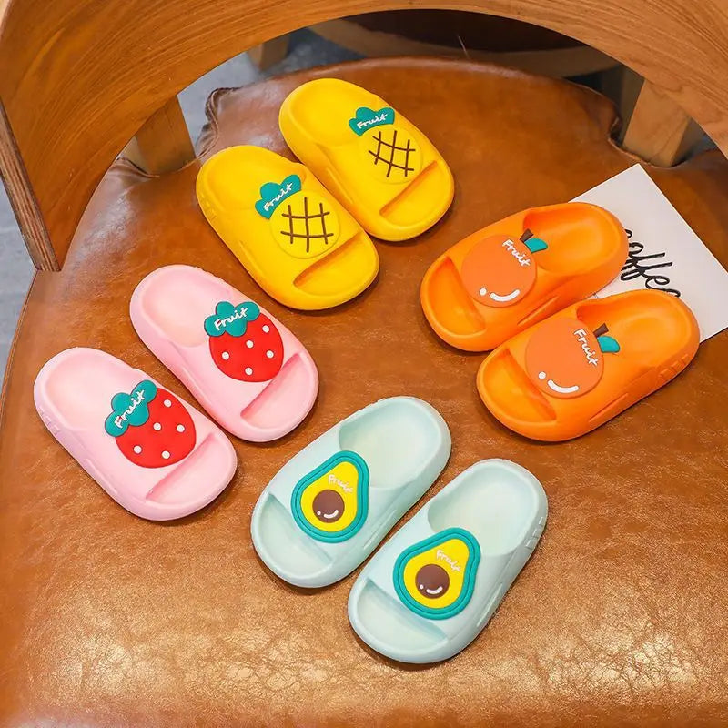 Summer boys and girls cartoon cute non-slip bathroom Slippers for children