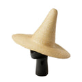 European American Retro Long Peaked Big Brim Straw Wizard Hat Stage Runway Show Performance Concave Modeling Women Straw Hat